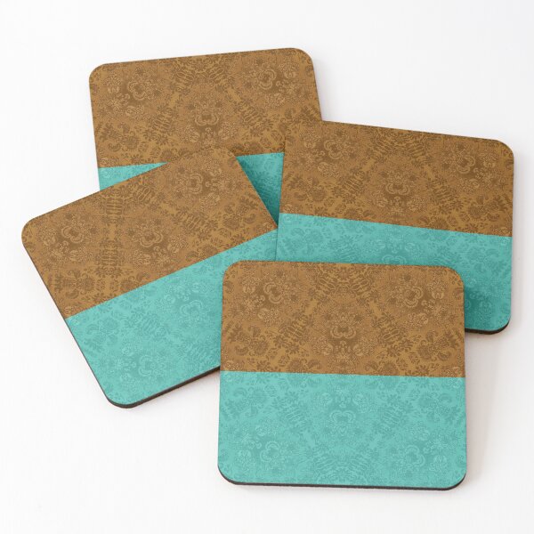 Item preview, Aqua Brown Lush Elegant designed and sold by PageDesigns.