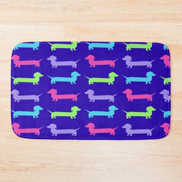 Item preview, Colorful Chevron Dachshunds designed and sold by AntiqueImages.