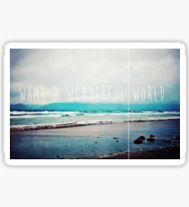 What A Wonderful World Sticker