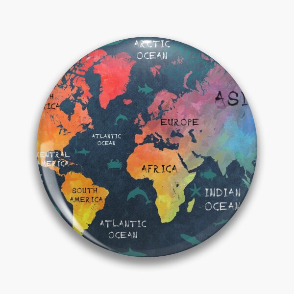 Item preview, world map 49 color #map #worldmap designed and sold by JBJart.