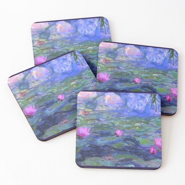 Item preview, Water lilies blue designed and sold by bumblethebee.