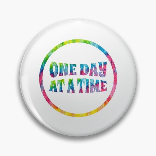 Item preview, One Day At A Time Tie Dye Stickers Gifts designed and sold by gillys.