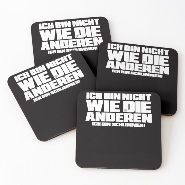 Artikelvorschau, Ich bin nicht wie die Anderen ich bin schlimmer entworfen und verkauft von crazy-s-factory.