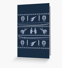Final Fantasy 7 Sweater Greeting Card