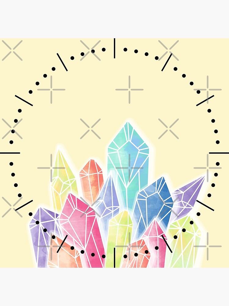 Crystals Yellow by PrintablesP