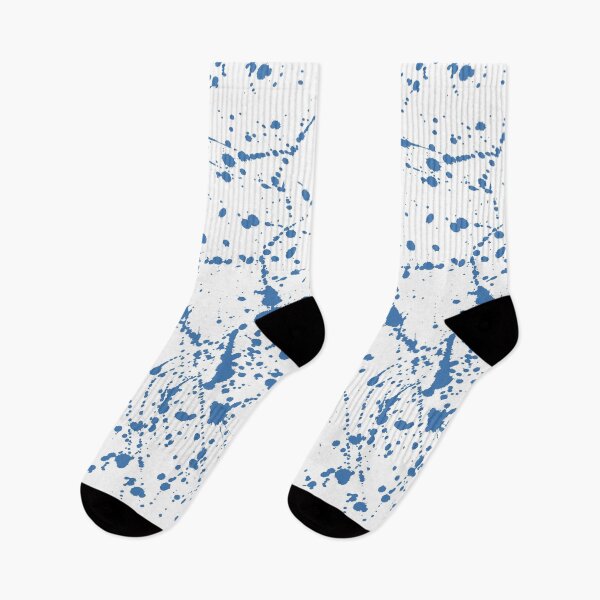 Aperçu de l'œuvre Splat Blue sur blanc créée et vendue par ProjectM.