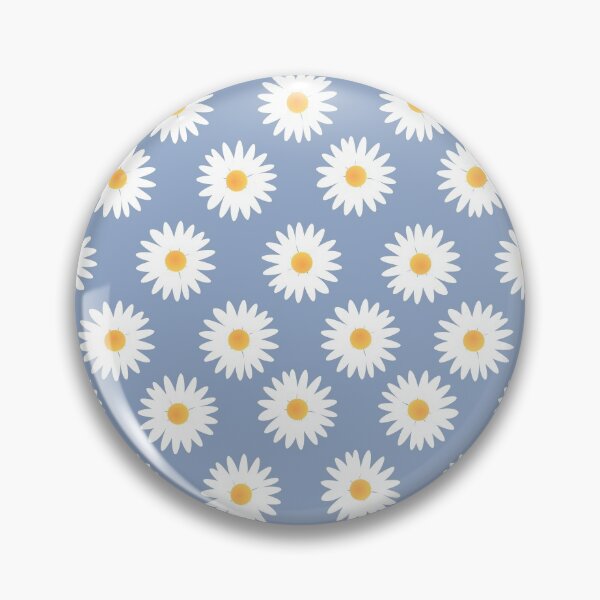 Item preview, Blue daisy pattern designed and sold by Pendientera.