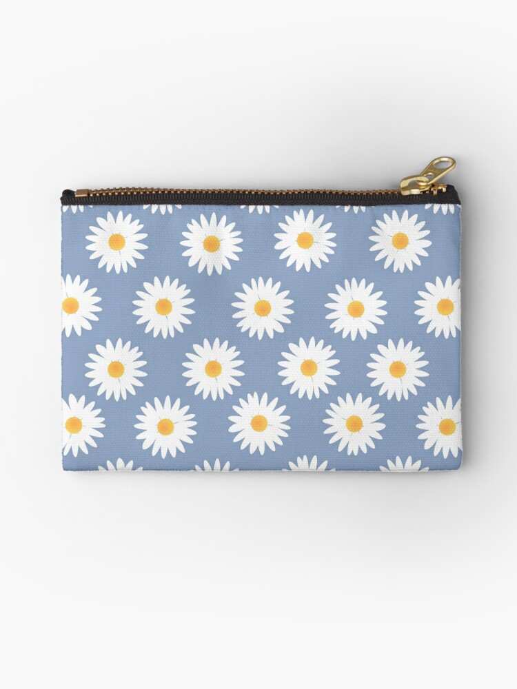 Daisy Rose Cream Checked Zip Wristlet Wallet and Phone Clutch