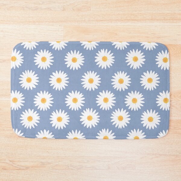 Item preview, Blue daisy pattern designed and sold by Pendientera.