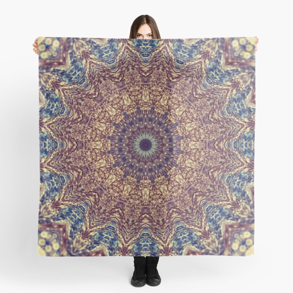 Mandala Water #mandala Scarf