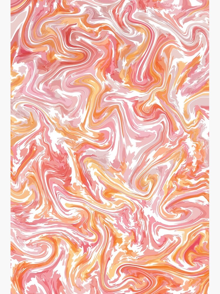 pink and orange abstract art