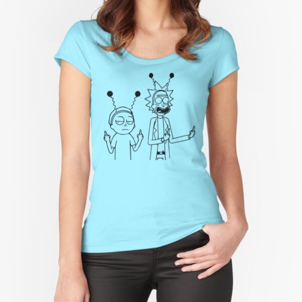 rick and morty IV Fitted Scoop T-Shirt