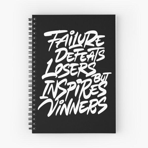 Item preview, Failure defeats losers but inspires winners  designed and sold by Zagach Letters.