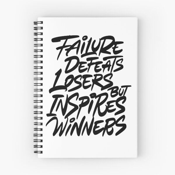 Item preview, Failure defeats losers but inspires winners  designed and sold by Zagach Letters.