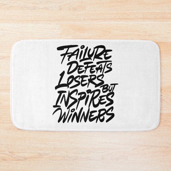 Item preview, Failure defeats losers but inspires winners  designed and sold by Zagach Letters.