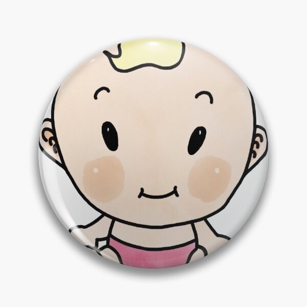 Item preview, sitting baby in pink diaper designed and sold by Zwuck.