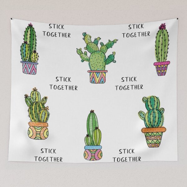 Item preview, Cactus Stick Together Suculenta Planta Amante Pegatina Máscara Regalos designed and sold by gillys.