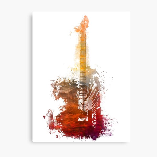 Fantasy guitar #guitar Metal Print