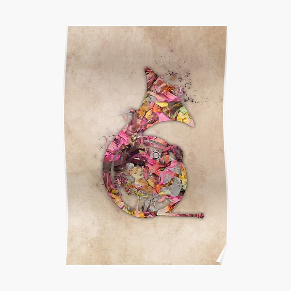 French horn #frenchhorn #music Poster