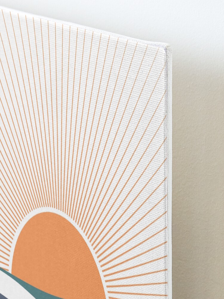 Alternate view of Sunrise by the sea Mounted Print