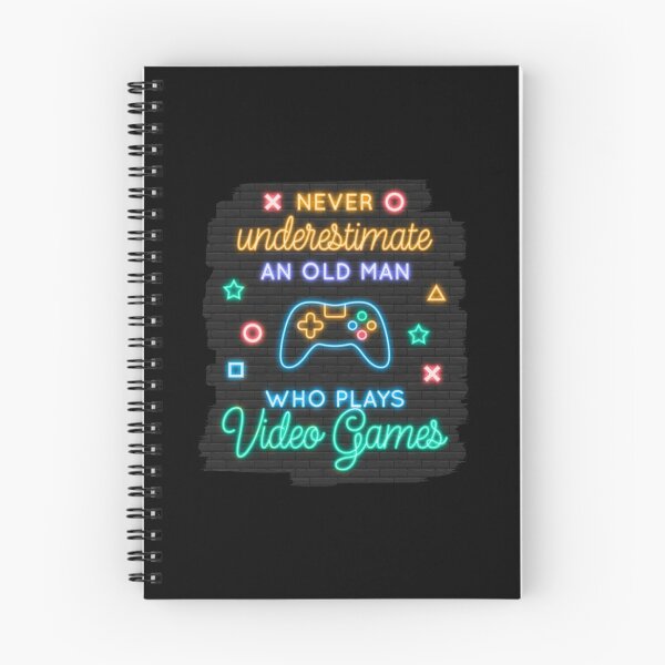 Item preview, Never Underestimate An Old Man Who Plays Video Games designed and sold by AscendMerch.