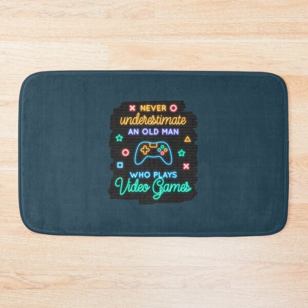 Item preview, Never Underestimate An Old Man Who Plays Video Games designed and sold by AscendMerch.