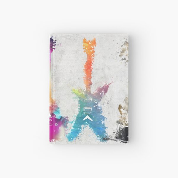 5 guitars #guitar #guitars Hardcover Journal