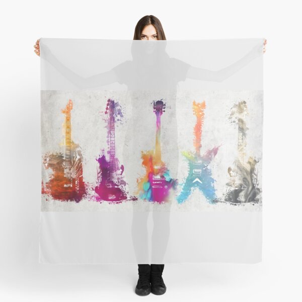 5 guitars #guitar #guitars Scarf