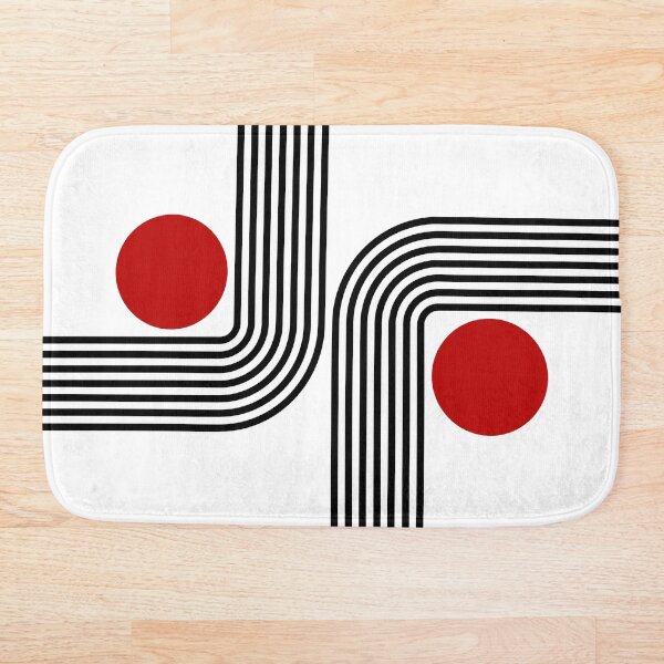 Item preview, Red sun shapes and arches designed and sold by BattaAnastasia.