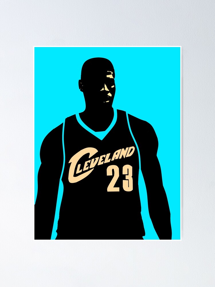 Lebron James Jersey Poster for Sale by WalkDesigns