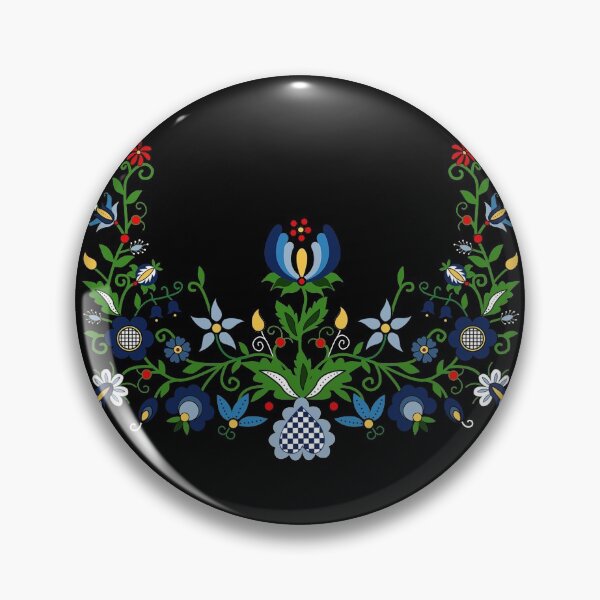 Item preview, Folk - Kashubian folk - composition on black BG designed and sold by FK-UK.
