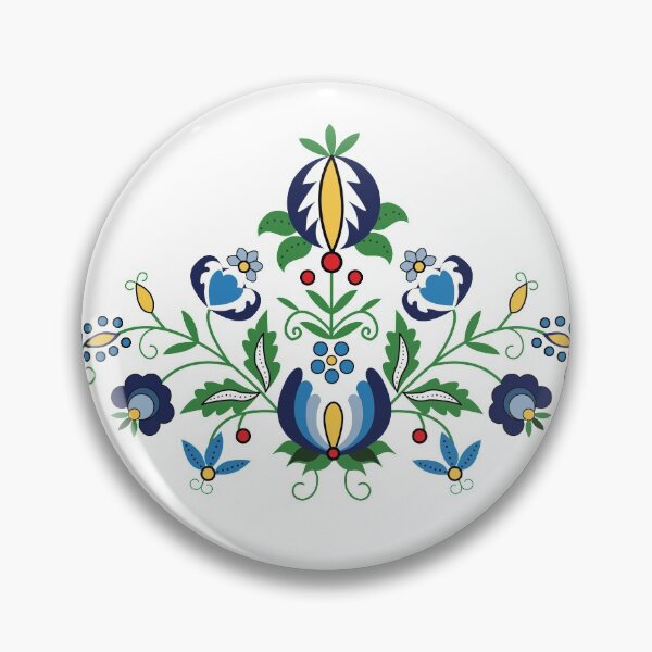 Item preview, Folk - 4th composition, Kashubian art (white background) designed and sold by FK-UK.