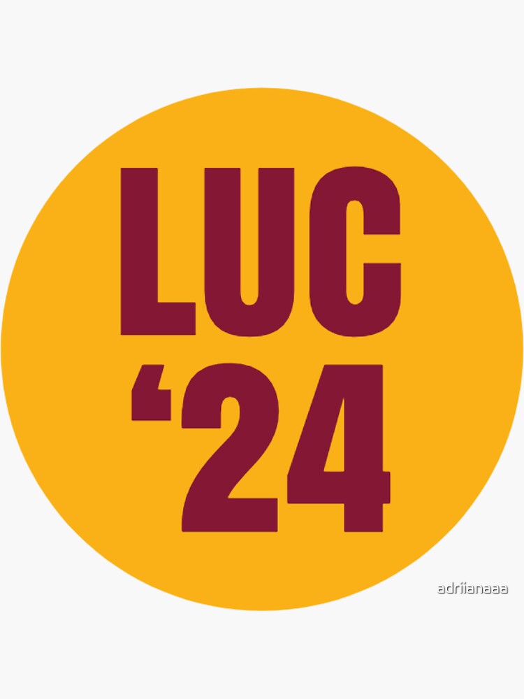 "loyola university chicago class of 2024" Sticker for Sale by