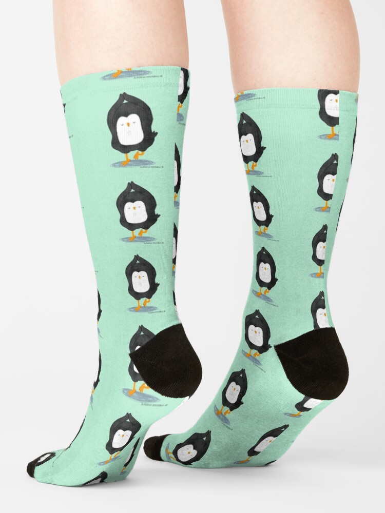 Alternate view of Yoga Penguin Socks