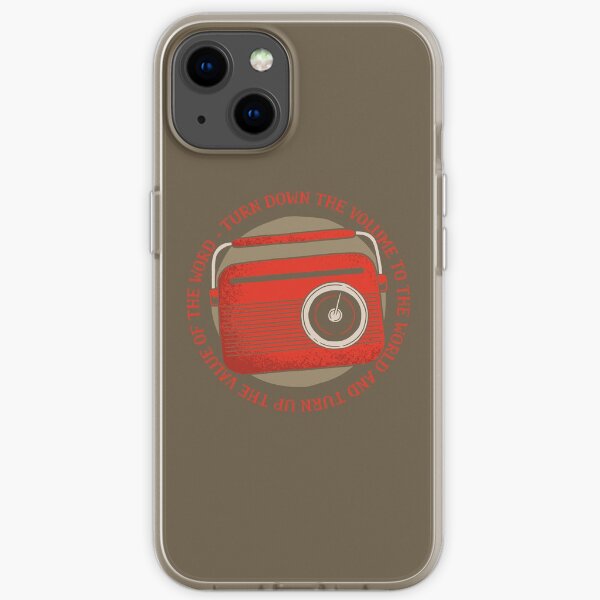 VINTAGE RADIO QUOTE iPhone Soft Case