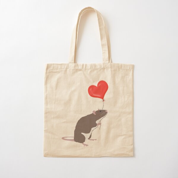 Item preview, Rat with Heart Balloon designed and sold by Amy Hadden.