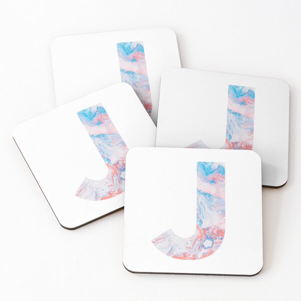Item preview, Marbled Letter J designed and sold by Yviemakes.