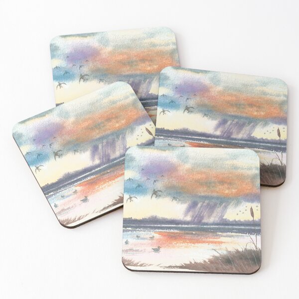 Item preview, Duck Hunt Watercolor designed and sold by Tamara Lindholm.