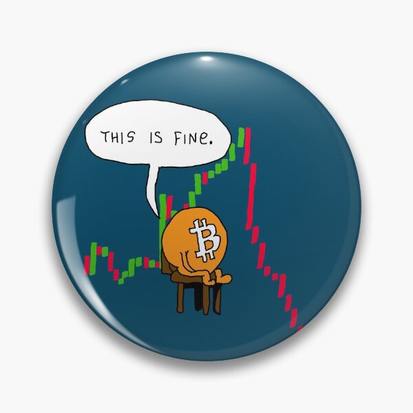 Item preview, Bitcoin Crash - This is Fine Comic designed and sold by Rivermod.