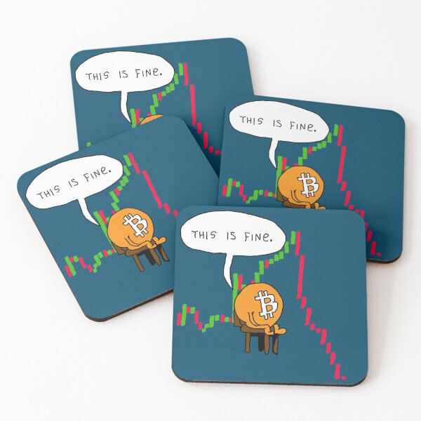Item preview, Bitcoin Crash - This is Fine Comic designed and sold by Rivermod.