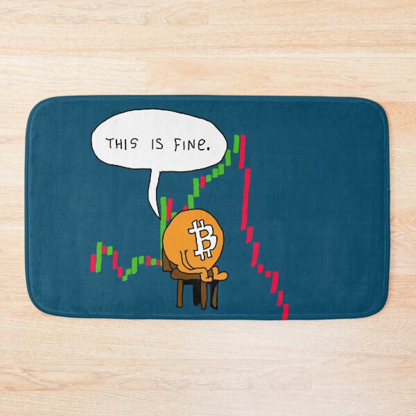 Item preview, Bitcoin Crash - This is Fine Comic designed and sold by Rivermod.