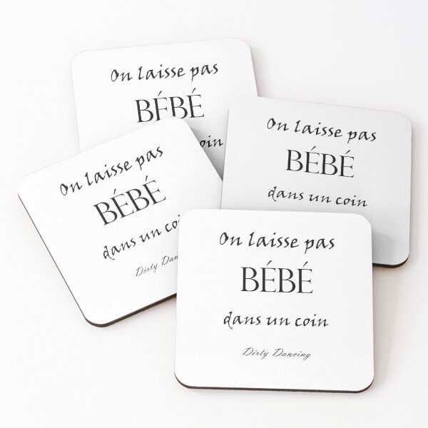 Item preview, Dirty dancing, film, we don't leave baby in a corner designed and sold by Karine Chamard.
