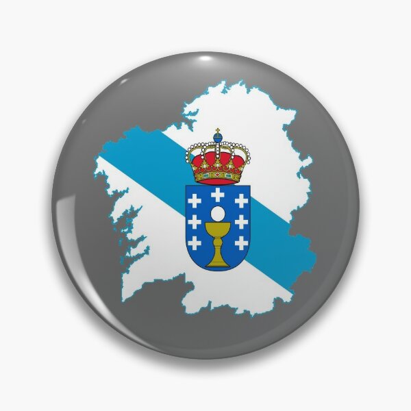 Chapa Bandera de Galicia Corazón NSP