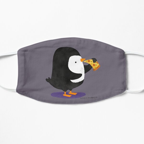 Steve Penguin loves Pizza! Mask