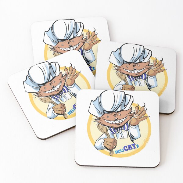 Item preview, DeliCATe, cat kitchen BBQ, gourmet, grilling hangover FUN designed and sold by mickystyle.
