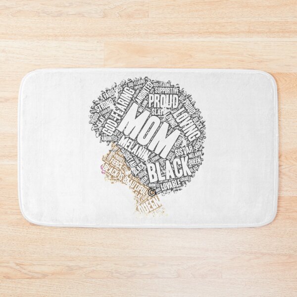 Item preview, Mother's Day Black Mom Natural Hair Word Art Black Women designed and sold by blackartmatters.