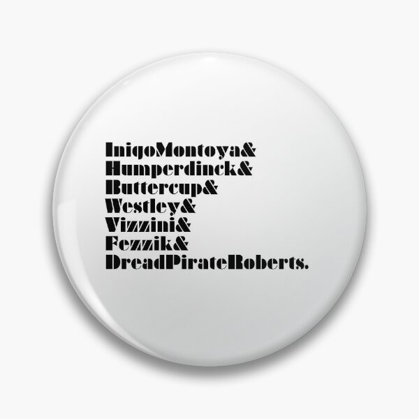 Item preview, The Princess Bride Character Ampersand List designed and sold by vordeman.
