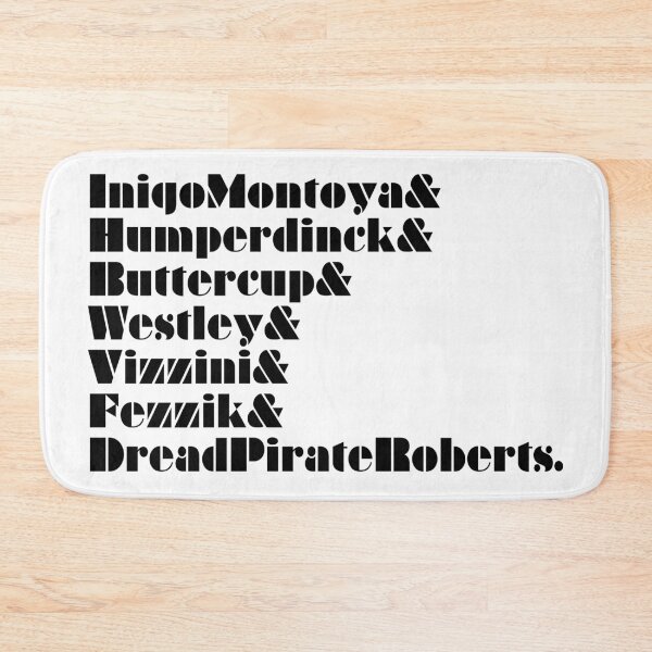 Item preview, The Princess Bride Character Ampersand List designed and sold by vordeman.