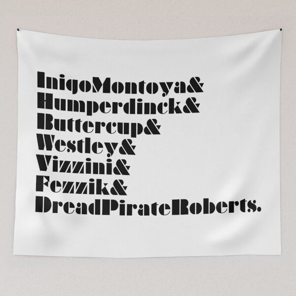 Item preview, The Princess Bride Character Ampersand List designed and sold by vordeman.