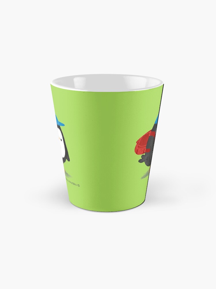 Alternate view of Jimmy Penguin goes to school Mug